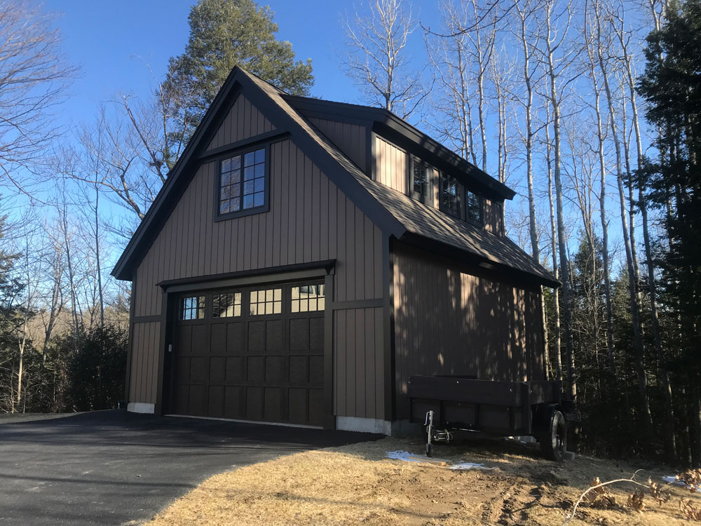 Gorham Maine Outbuilding with full apartment above by Custom Concepts Inc.