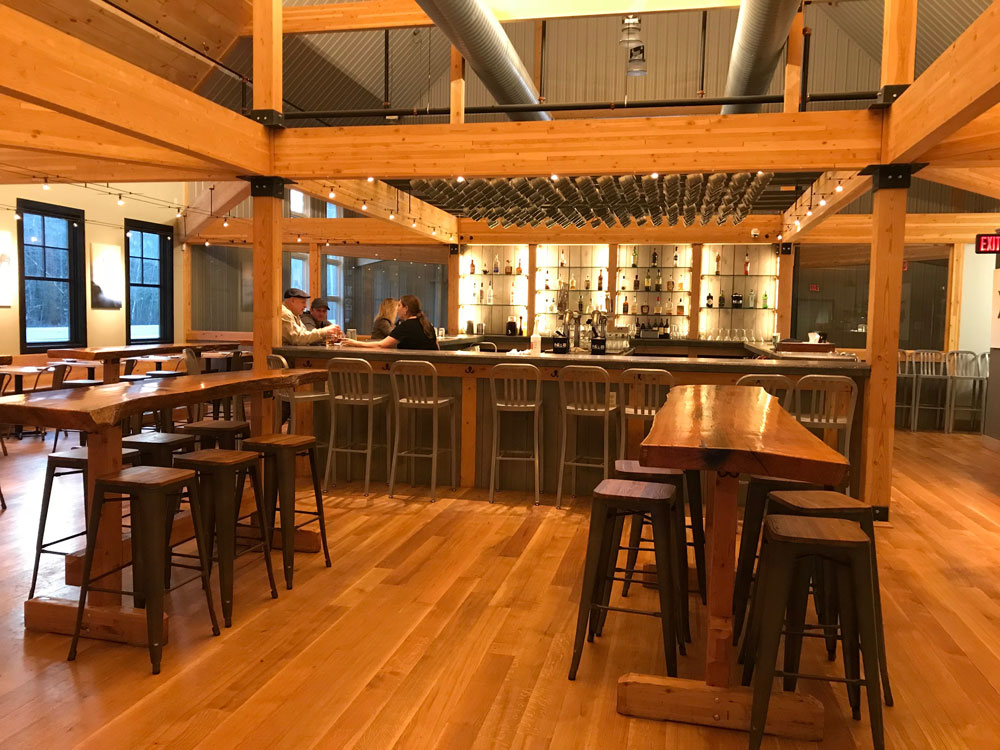 Nonesuch River Brewing in Scarborough Maine, new construction by Custom Concepts